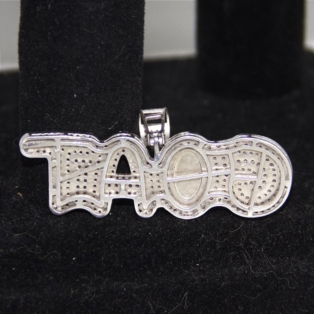 925 Sterling Silver Iced Out GOAT Pendant Cubic Zirconia Hip Hop Jewelry Large
